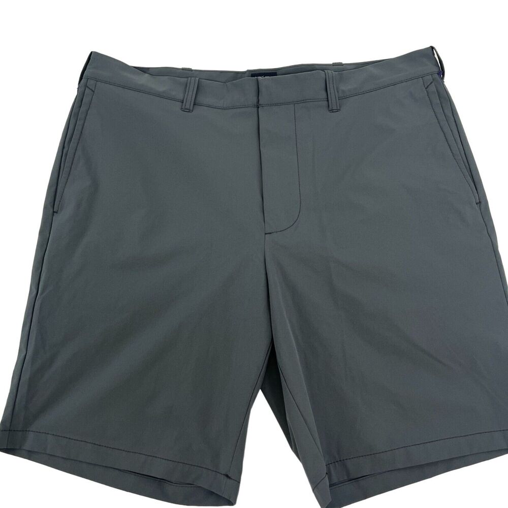 J.Crew Men's Gray 9" Inseam‎ Polyester Golf Performance Shorts 34